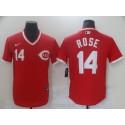 Cincinnati Reds #14 Pete Rose Red Cool Base Stitched Jersey