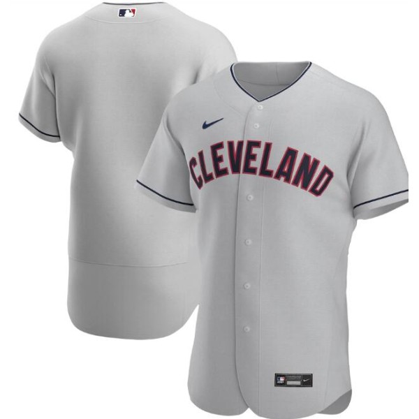 Cleveland Indians Grey Flex Base Stitched Jersey
