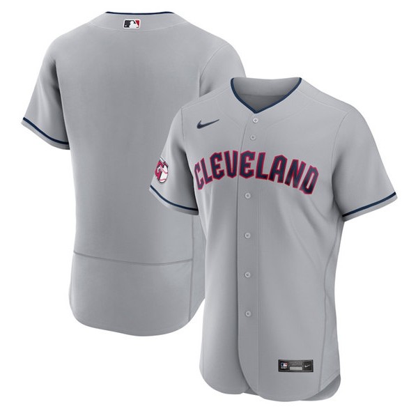Cleveland Guardians Blank Gray Flex Base Stitched Jersey