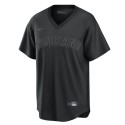 Cleveland Guardians #11 José Ramírez Black Pitch Black Fashion Replica Stitched Baseball Jersey