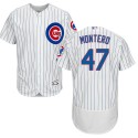 Cubs #47 Miguel Montero White Flexbase Authentic Collection Stitched Jersey