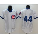 Cubs #44 Anthony Rizzo White Flexbase Authentic Collection Cooperstown Stitched Jersey