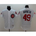 Cubs #49 Jake Arrieta White Fashion Stars Stripes Flexbase Authentic Stitched Jersey
