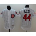 Cubs #44 Anthony Rizzo White Fashion Stars Stripes Flexbase Authentic Stitched Jersey