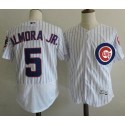 Cubs #5 Albert Almora Jr. White Flexbase Authentic Collection Stitched Jersey