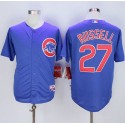 Cubs #27 Addison Russell Blue Alternate Cool Base Stitched Jersey