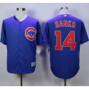 Cubs #14 Ernie Banks Blue New Cool Base Stitched Jersey