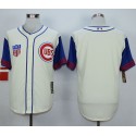 Cubs Blank Cream 1942 Turn Back The Clock Stitched Jersey