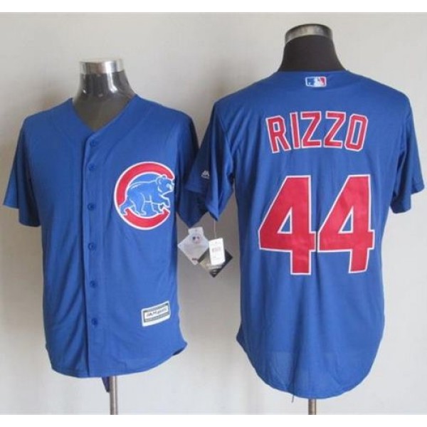 Cubs #44 Anthony Rizzo Blue New Cool Base Stitched Jersey