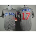Cubs #17 Kris Bryant Grey Road Cool Base Stitched Jersey