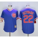 Cubs #22 Jason Heyward Blue Cooperstown Stitched Jersey