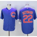 Cubs #22 Jason Heyward Blue New Cool Base Stitched Jersey
