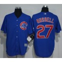 Cubs #27 Addison Russell Blue New Cool Base Stitched Jersey