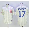 Cubs #17 Kris Bryant Cream 1969 Turn Back The Clock Stitched Jersey