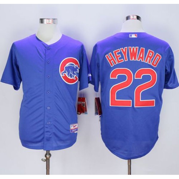 Cubs #22 Jason Heyward Blue Alternate Cool Base Stitched Jersey