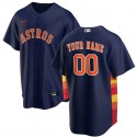 Houston Astros Customized Navy Stitched MLB Jersey