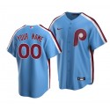 Philadelphia Phillies Customized Light Blue Cool Base Stitched Baseball Jersey