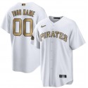 Pittsburgh Pirates Customized Custom White 2022 All-Star Cool Base Stitched Baseball Jersey