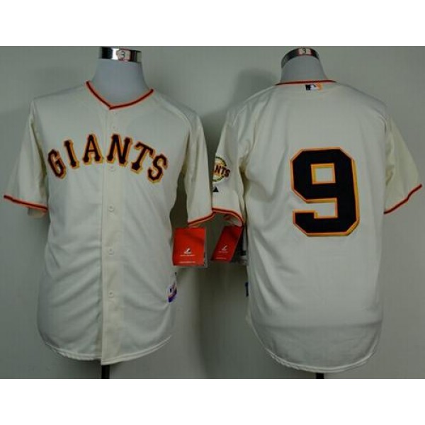 SF Giants Customized Custom Belt Cream Cool Base Stitched Jersey