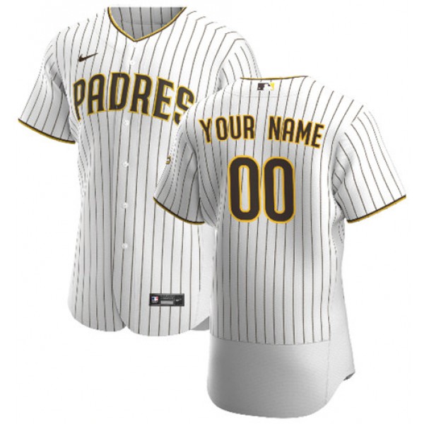 San Diego Padres Customized Authentic Stitched MLB Jersey