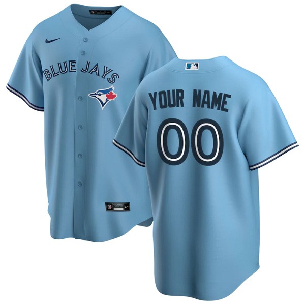 Toronto Blue Jays Customized Blue Stitched MLB Jersey