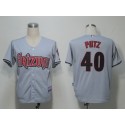 Diamondbacks #40 J.J Putz Grey Cool Base Stitched Jersey