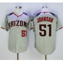 Diamondbacks #51 Randy Johnson Gray Brick New Cool Base Stitched Jersey