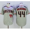 Diamondbacks #44 Paul Goldschmidt Gray Brick New Cool Base Stitched Jersey
