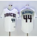 Diamondbacks #44 Paul Goldschmidt White Capri New Cool Base Stitched Jersey