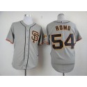 Giants #54 Sergio Romo Grey Cool Base Road 2 Stitched Jersey