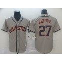 Houston Astros #27 Jose Altuve Grey Cool Base Stitched Jersey