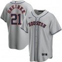 Houston Astros Grey #21 Alex Bregman Flex Base Stitched Jersey