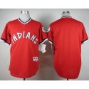 Indians Blank Red 1974 Turn Back The Clock Stitched Jersey