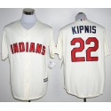 Indians #22 Jason Kipnis Cream New Cool Base Stitched Jersey