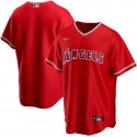 Los Angeles Angels Red Cool Base Stitched Jersey
