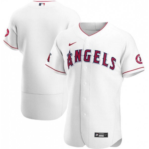 Los Angeles Angels White Flex Base Stitched Jersey