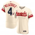 Los Angeles Angels #4 Andrew Velazquez 2022 Cream City Connect Flex Base Stitched Jersey