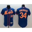 Mets #34 Noah Syndergaard Blue Flexbase Authentic Collection Stitched Jersey