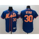 Mets #30 Nolan Ryan Blue Flexbase Authentic Collection Stitched Jersey
