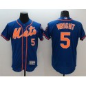 Mets #5 David Wright Blue Flexbase Authentic Collection Stitched Jersey