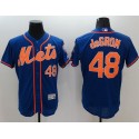 Mets #48 Jacob DeGrom Blue Flexbase Authentic Collection Stitched Jersey