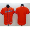 Mets Blank Orange Flexbase Authentic Collection Los Mets Stitched Jersey