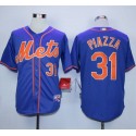 Mets #31 Mike Piazza Blue Alternate Home Stitched Jersey
