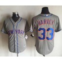 Mets #33 Matt Harvey New Grey Cool Base Stitched Jersey
