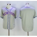 Mets Blank Grey New Cool Base Stitched Jersey