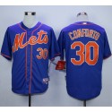 Mets #30 Michael Conforto Blue Alternate Home Cool Base Stitched Jersey