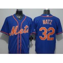 Mets #32 Steven Matz Blue New Cool Base Alternate Home Stitched Jersey
