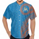Miami Marlins Blue Baseball Jersey