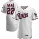 Minnesota Twins White #22 Miguel Sanó Flex Base Stitched Jersey