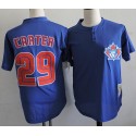 Mitchell And Ness 1997 Blue Jays #29 Joe Carter Blue Throwback Stitched Jersey